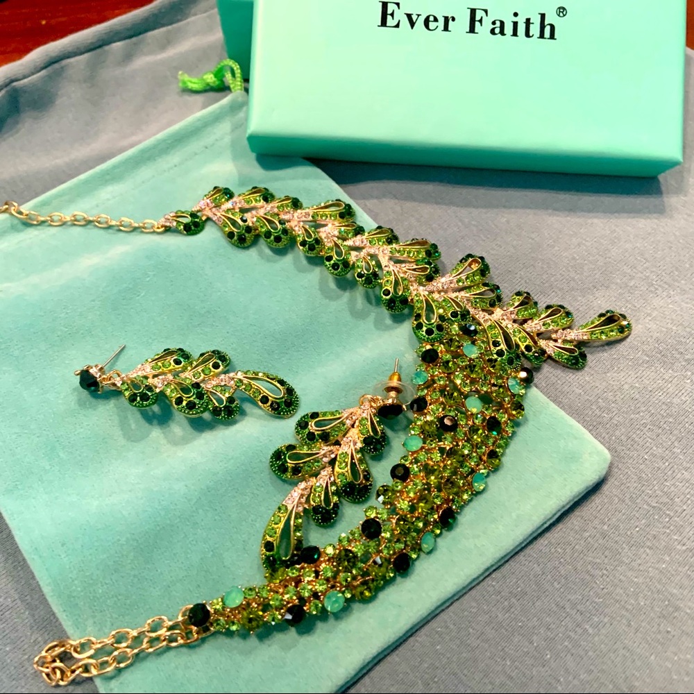 Ever Faith Costume Jewelry Set with original packaging
